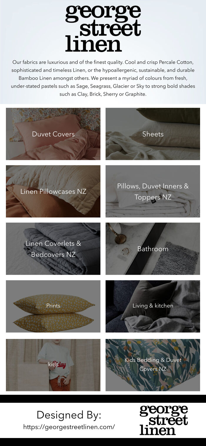 This Infographics is designed by George Street Linen