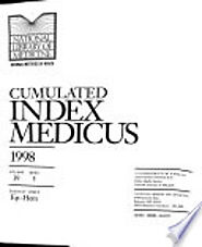 Cumulated Index Medicus, Volumen39,Tema 11