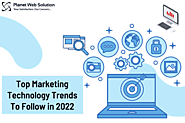 Top Marketing Technology Trends To Follow in 2022