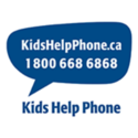 Kids help phone(1 800 668 6868)