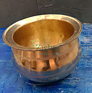 Vengala Paruppu Uruli-Bronze Pot | Bronze Cookware | Buy Online | Zishta.com