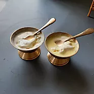 Kansa-Bronze Ice Cream Bowls-Set of 2 | Shop Now | Zishta.com