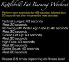 Fat Burning Kettlebell Workout