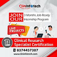 Job Oriented Internship Based Clinical Research Training –Clinical Research Course With 100% Placements