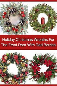 Outdoor Decorative Holiday Christmas Wreaths For The Front Door – Reviews