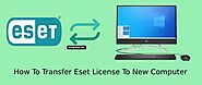 Transfer my ESET product to a new computer or device