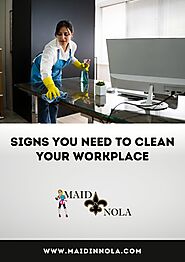 Signs You Need to Clean Your Workplace