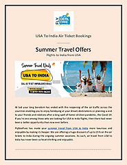 Summer Travel Offers on USA to India Flights | edocr