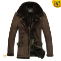 Mens Sheepskin Fur Coat CW819139 - cwmalls.com