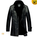 Black Sheepskin Coat CW833332 - cwmalls.com