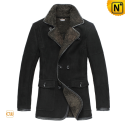 Black Sheepskin Coat au CW819492 - cwmalls.com