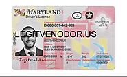 Maryland fake Driver's License | Premium Maryland fake Driver's License | Scannable Maryland fake Driver's License | ...