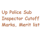 UP Police SI Result 2015 uppbpb.gov.in Up Police Sub Inspector Cutoff Marks, Final Merit list