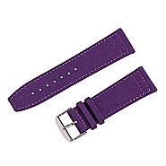 Clockwork Synergy - Cordura Quick Release Watch Band (18mm, Purple)