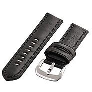Clockwork Synergy - Genuine Leather Watch Band with Premium Quality Quick Release Watch Straps