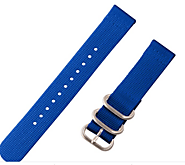 Clockwork Synergy - Heavy NATO Watch Straps with Heavy Buckle SS 2 Piece, Premium Nylon Watch Bands for Men Women (Bl...