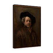 Self-Portrait, 1660, Rembrandt (Rembrandt van Rijn), Dutch – Stretched Canvas