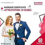 Marriage certificate attestation in Dubai with notary services for Indians.