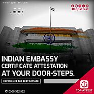 Indian Embassy attestation in Dubai for indian commercial documents.