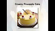 Order Now! Fresh Pineapple Birthday Cakes Online from Flavours Guru