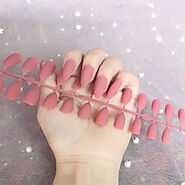 Coral Fake Matted Nails Sold by Eishops