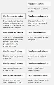 An Overview of the Widgets That Come With WooCommerce
