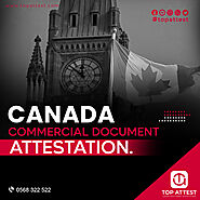 Attestation services in Dubai for Canadian commercial certificates.