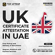 Free pick up and drop for UK certificate attestation.