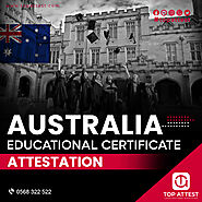 Attestation services in dubai for Australia documents.