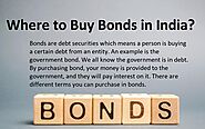 Where to buy bonds in India