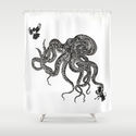 Octopus Shower Curtain by Meredith Mackworth-Praed