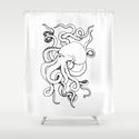 Octopus Shower Curtain by ATheroux