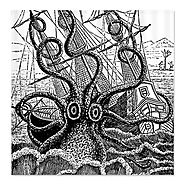 Kraken Shower Curtain - Octopus-Squid-Kraken Attack -Best Selection