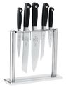 Mercer Culinary Genesis 6-Piece Forged Knife Block Set, Steel/Black