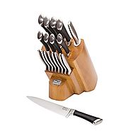 Chicago Cutlery 1119644 Fusion Forged 18-Piece Knife Block Set, Stainless Steel