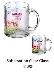Clear Sublimation Glass Mug