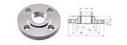 Stainless Steel Carbon Steel Threaded Flanges Manufacturer Suppliers Dealer Exporter in India