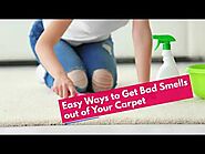 Easy Ways to Get Bad Smells out of Your Carpet