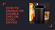 How To Enable Or Disable DND On Echo Device | ECHO Helpline