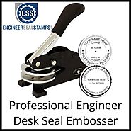 Desk Seal Embosser for Professional Engineers