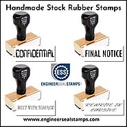 Handmade Stock Rubber Stamps