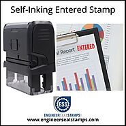 Self-Inking Entered Stamp