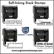 Self-Inking Stock Stamps - Engineer Seal Stamps