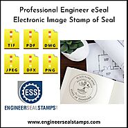 Professional Engineer eSeal Electronic Image Stamp of Seal