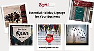 Essential Holiday Signage for Your Business