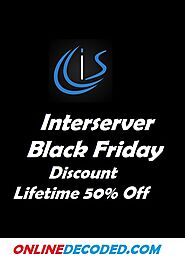 InterServer Black Friday Discount 2021: Get 50% OFF For Life🔥 - Onlinedecoded