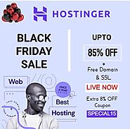 Hostinger Black Friday Sale 2021 - Get 85% OFF Web Hosting [Live Now]