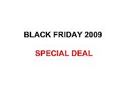 Black Friday 2009 Online Deals