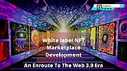 White label NFT Marketplace Development - An Enroute To The Web 3.0 Era
