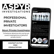 Private Investigators in United Kingdom | by AspyrInvestigations | Feb, 2022 | Medium